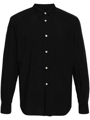 Comme des Garçons Homme Plus button-up long-sleeve shirt - Black