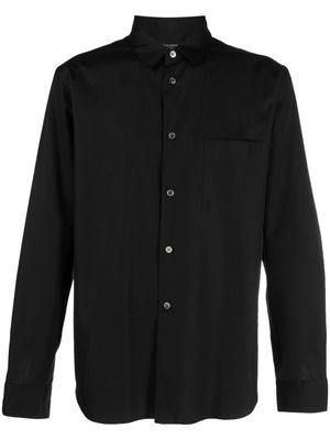 Comme Des Garçons Homme Plus classic-collar cotton shirt - Black