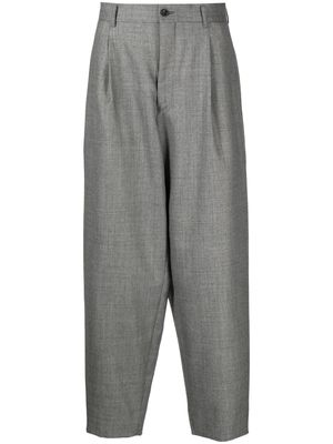 Comme Des Garçons Homme Plus classic pleated wool trousers - Grey