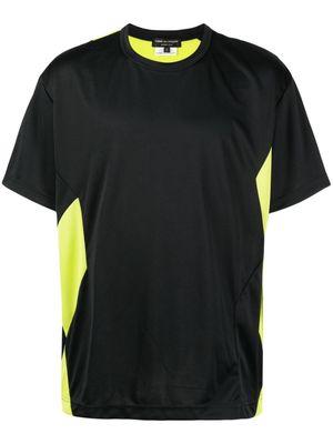 Comme Des Garçons Homme Plus colour-block panelled T-shirt - Black