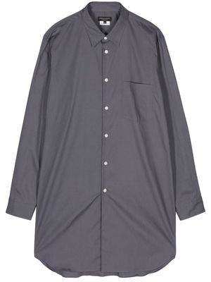 Comme des Garçons Homme Plus drop-shoulder cotton shirt - Grey