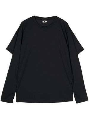 Comme des Garçons Homme Plus layered long-sleeve T-shirt - Black