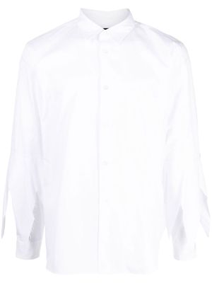Comme Des Garçons Homme Plus layered long-sleeved shirt - White