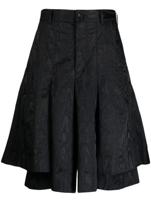 Comme Des Garçons Homme Plus layered pleated skirt - Black