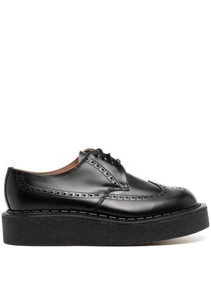 Comme Des Garçons Homme Plus leather platform derby shoes - Black