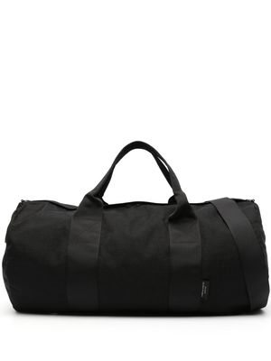 Comme Des Garçons Homme Plus logo-patch zipped holdall bag - Black