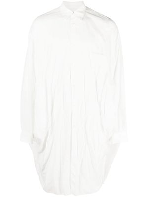 Comme Des Garçons Homme Plus oversize-pockets long-sleeve shirt - White