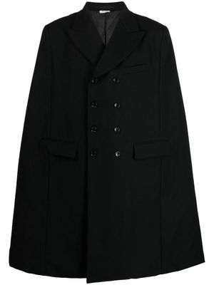 Comme Des Garçons Homme Plus peak-lapels double-breasted coat - Black