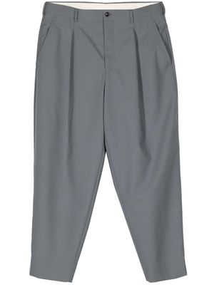 Comme des Garçons Homme Plus pleated wool tailored trousers - Grey