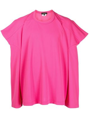 Comme des Garçons Homme Plus shoulder-pads T-shirt - Pink