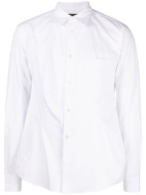 Comme Des Garçons Homme Plus tailored cotton-poplin shirt - White