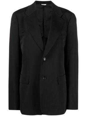 Comme Des Garçons Homme Plus tailored wool-blend blazer - Black