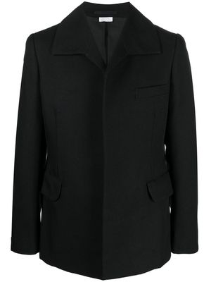 Comme Des Garçons Homme Plus wide-notch wool blazer - Black