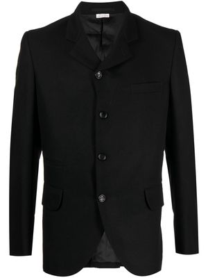 Comme Des Garçons Homme Plus zip-detail single-breasted blazer - Black