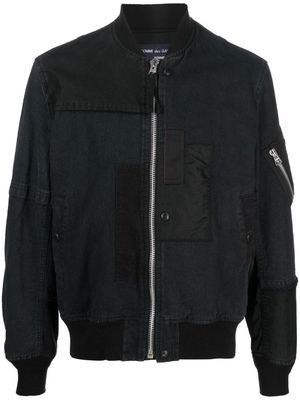 Comme Des Garçons Homme zip-up bomber jacket - Black