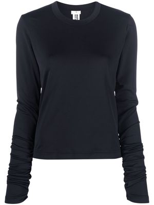 Comme Des Garçons Noir Kei Ninomiya crew-neck jersey long-sleeve top - Black