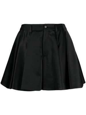 Comme Des Garçons Noir Kei Ninomiya pleated wide-leg shorts - Black