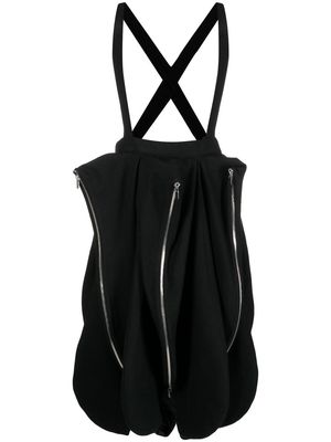 Comme Des Garçons Noir Kei Ninomiya suspender zipped puffball skirt - Black