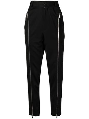 Comme Des Garçons Noir Kei Ninomiya zip-detail slim-fit trousers - Black