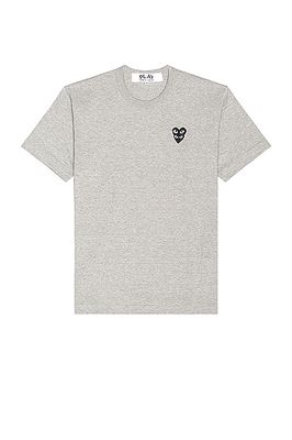 Comme Des Garcons PLAY T-Shirt in Grey