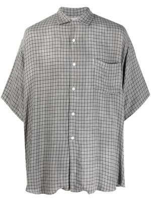 Comme Des Garçons Pre-Owned 1990s check-print shirt - Grey