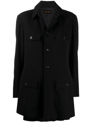 Comme Des Garçons Pre-Owned 1994 layered jacket - Black
