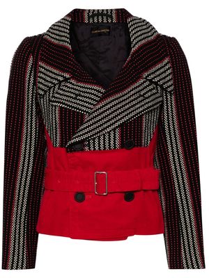 Comme Des Garçons Pre-Owned 2001 panelled double-breasted jacket - Red