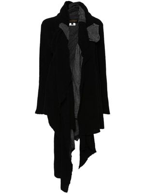 Comme Des Garçons Pre-Owned 2014 asymmetric wool jacket - Black