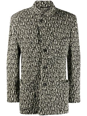 Comme Des Garçons Pre-Owned buttoned knitted jacket - Black