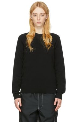 Comme des Garçons Shirt Black Lambswool Sweater