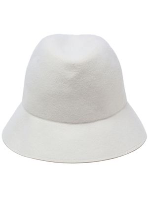 Comme Des Garçons Shirt brushed-effect wool bucket hat - White