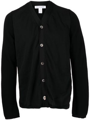 Comme Des Garçons Shirt button-down knit cardigan - Black