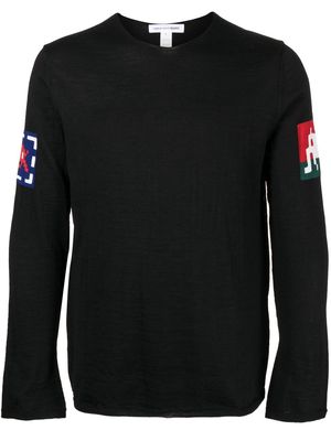 Comme Des Garçons Shirt crew-neck pullover jumper - Black