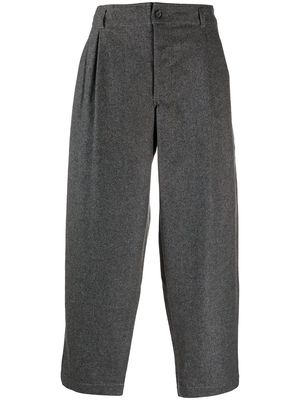 Comme Des Garçons Shirt cropped loose fit trousers - Grey