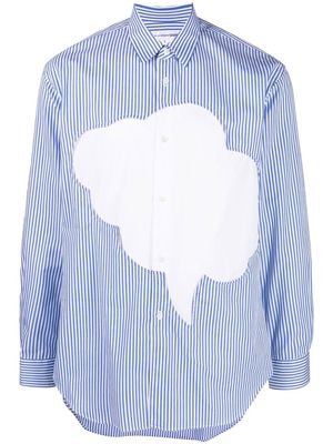 Comme Des Garçons Shirt cut-out detail cotton shirt - White