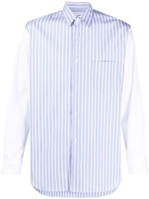 Comme Des Garçons Shirt Forever stripe-print long-sleeve shirt - Blue