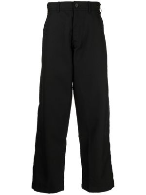 Comme Des Garçons Shirt high-rise wide-leg trousers - Black