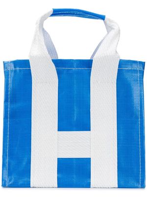 Comme Des Garçons Shirt large shopping bag - Blue