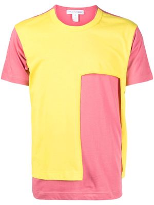 Comme Des Garçons Shirt layered cotton T-shirt - Pink