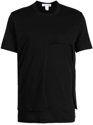 Comme Des Garçons Shirt layered-effect cotton T-shirt - Black