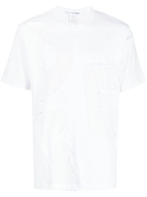 Comme Des Garçons Shirt logo-patch T-shirt - White