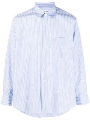 Comme Des Garçons Shirt long-sleeved striped shirt - Blue