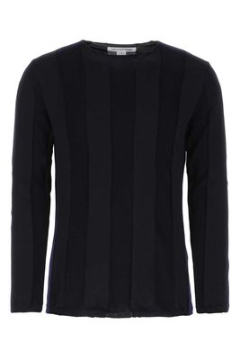 Comme des Garçons Shirt Midnight Blue Polyester Blend Sweater