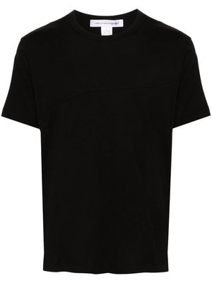 Comme Des Garçons Shirt panelled cotton T-shirt - Black