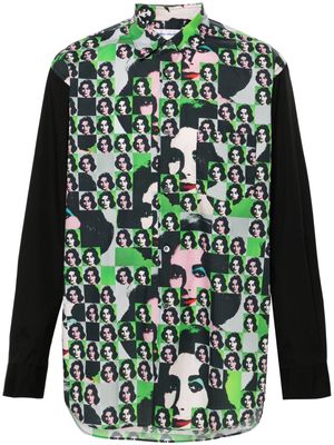 Comme Des Garçons Shirt pop-art printed shirt - Black