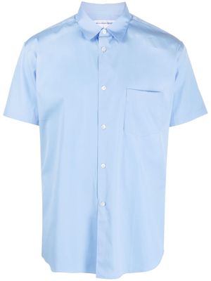 Comme Des Garçons Shirt short-sleeve cotton shirt - Blue