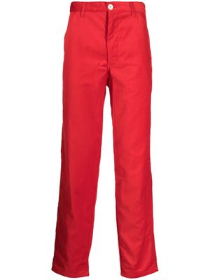 Comme Des Garçons Shirt slim-cut cottont trousers - Red