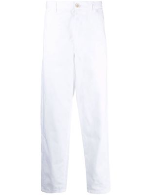 Comme Des Garçons Shirt straight-leg denim trousers - White