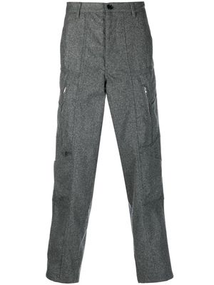 Comme Des Garçons Shirt straight-leg wool trousers - Grey