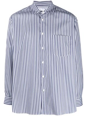 Comme Des Garçons Shirt stripe-print long sleeves shirt - White